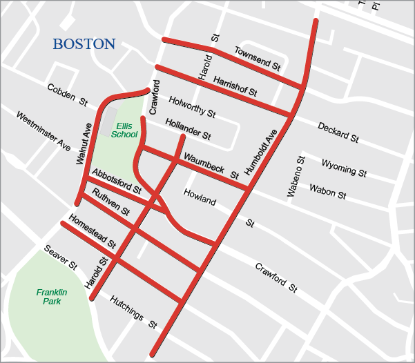 BOSTON: ELLIS ELEMENTARY TRAFFIC CALMING (SRTS)